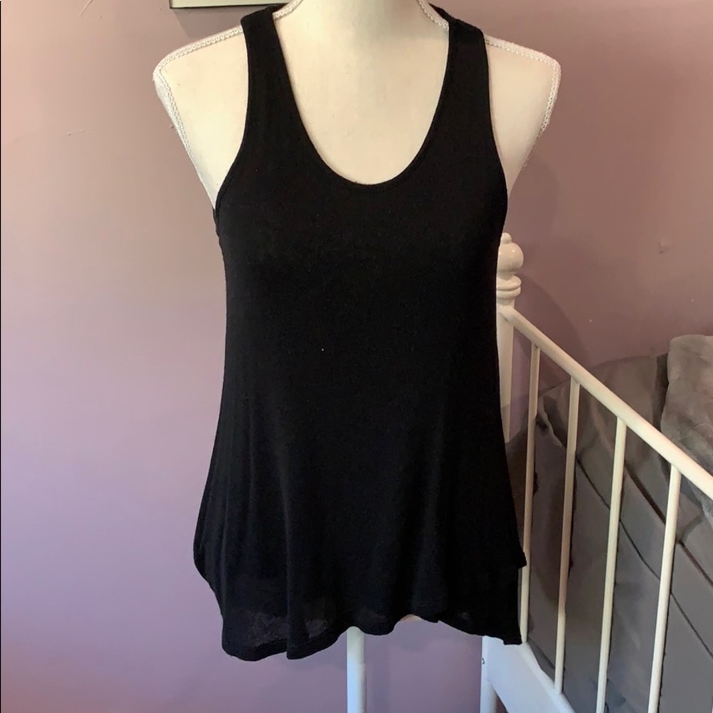 Black tank top